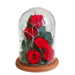 розы в стекле в колбе 99.21