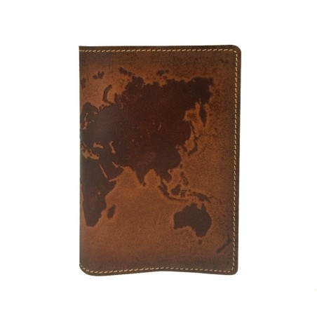 Обложка для паспорта «Карта мира»